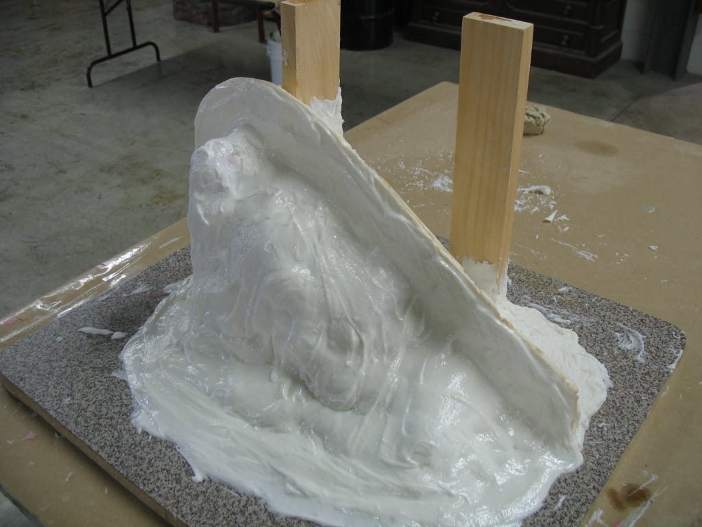 Construct Second Half of Mold Shell Construct Second Half of Mold Shell
