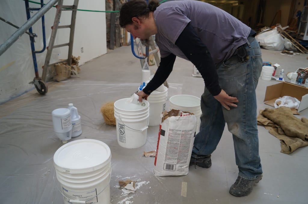 Prepare Plaster Plaster Mold Shell Construction