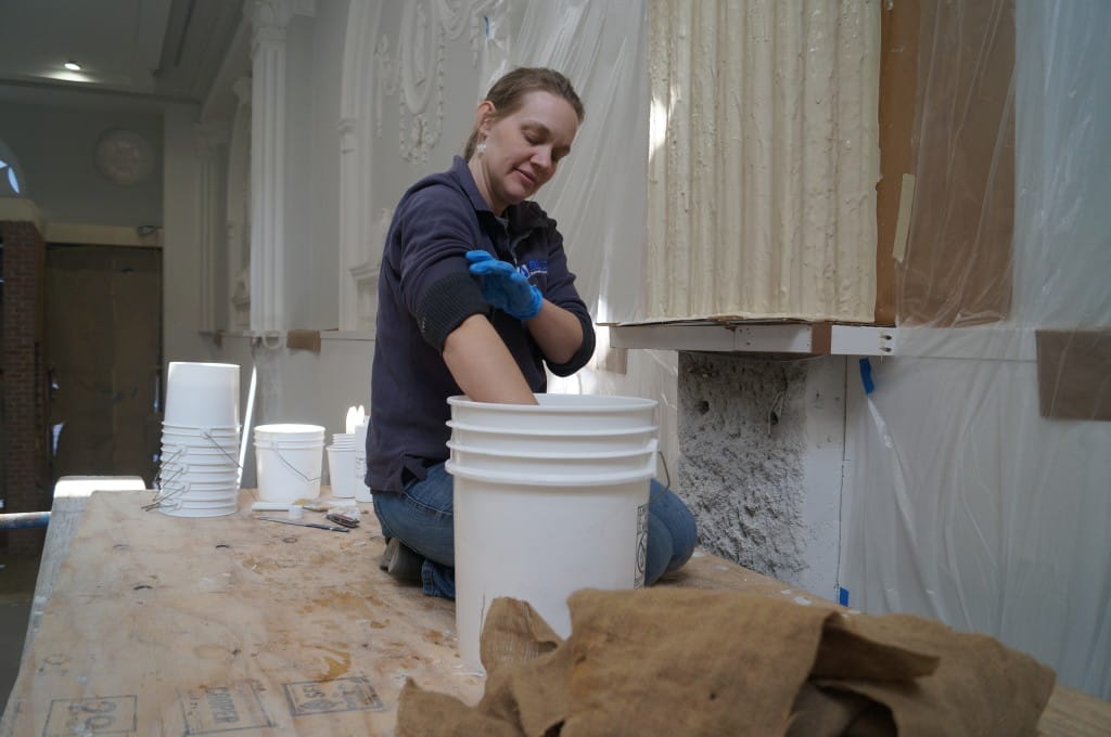Let Plaster Thicken Preparing Plaster