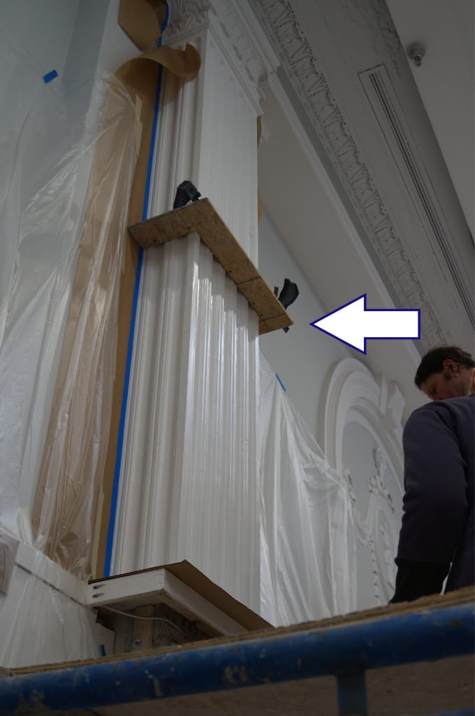 Install Flange Supports Mold Making Flange Supports
