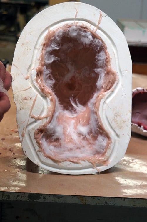 Add Layer of Cotton or Polyester Fiber Bonding Silicone and Foam