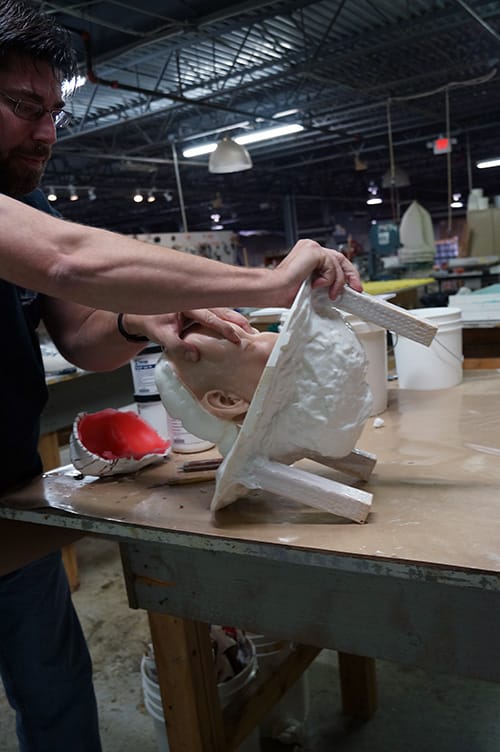 Remove Silicone Head from Mold CarefullyDemold
