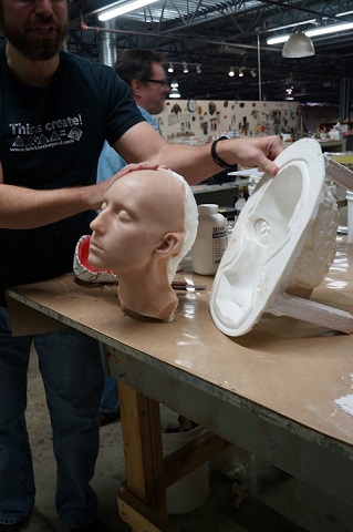 Remove Silicone Head from Mold CarefullyDemold