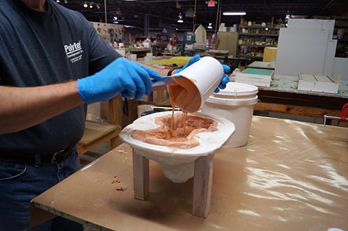 Pour Silicone Foam into Mold PlatSil Silicone Foam