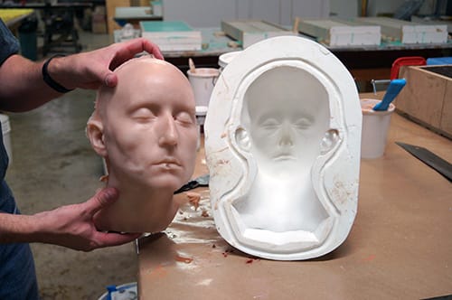 Finished Silicone Head with Silicone Foam Silicone Head Backfilled with Silicone Foam