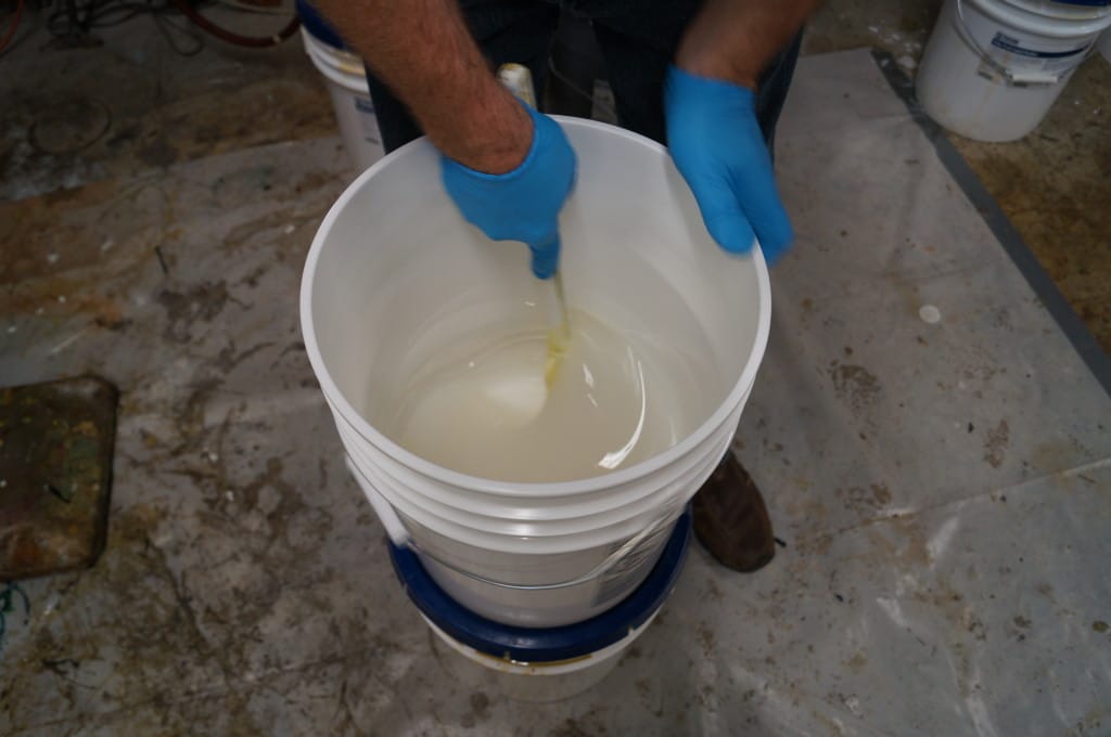 Mix Part A & Part B Thoroughly Mix Silicone Rubber Thoroughly