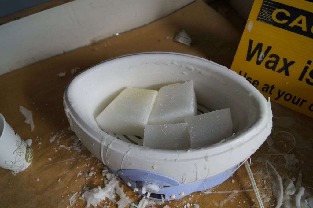 Melt Wax Wax in Parrafin Bath