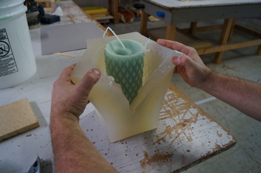 Carefully Remove the Candle Remove Candle from Mold