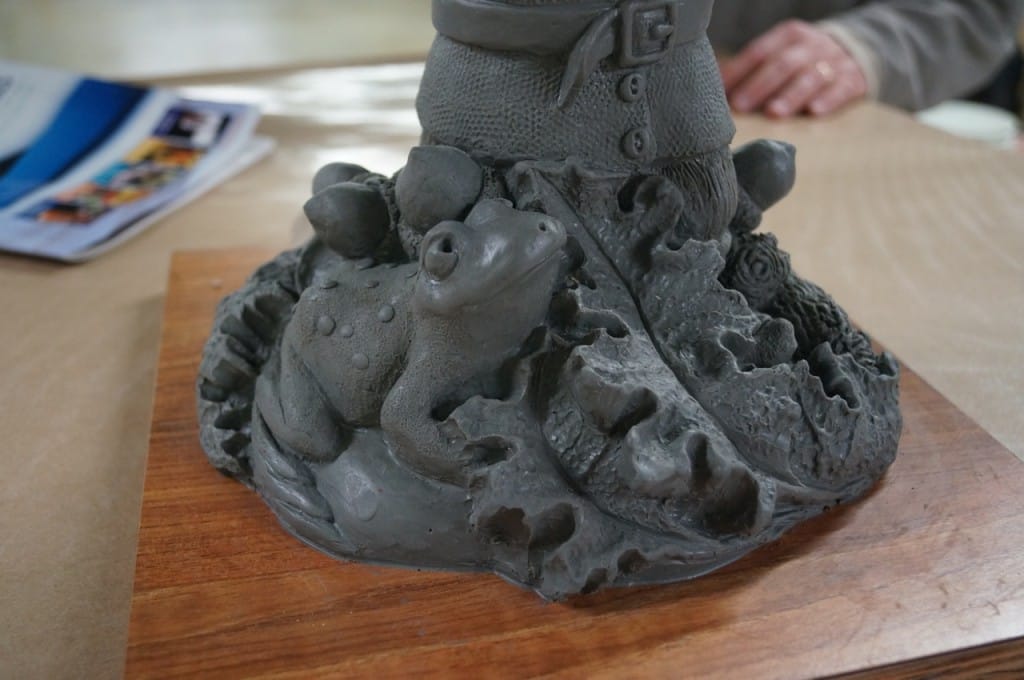 Clay Sculpture - Detail of Base ClaySculpture_Detail_MoldMaking