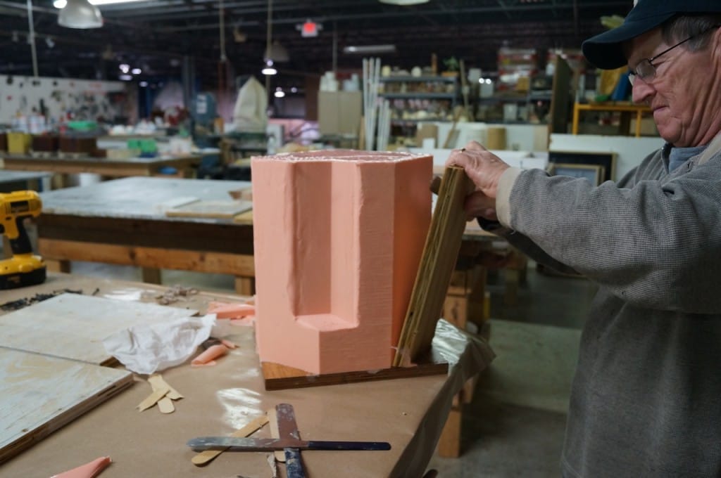 Remove Mold Box Walls & Clay Remove Mold Box Walls & Clay