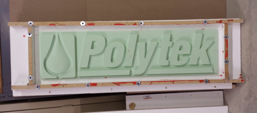 Foamcore Polytek Logo Foam Core Model - Mold Making