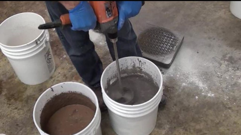 Mixing Concrete with Jiffy Mixer Using a jiffy mixer to mix concrete