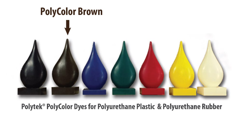 Polyurethane color dyes