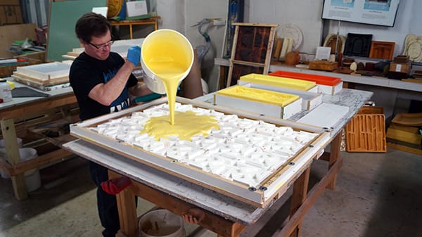 Pour Poly 74-20 over Pattern Pour Poly 74-20 over Pattern