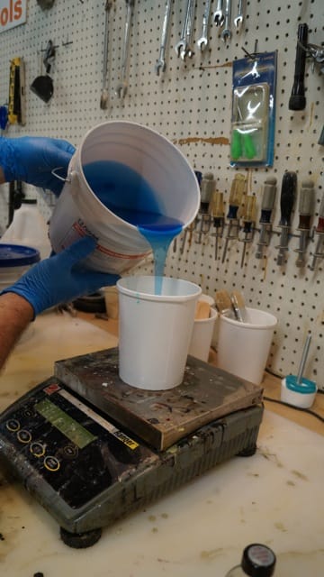 Weigh PlatSil 71-11 Part A Measure PlatSil 71-11 Part A