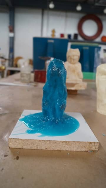 Allow Second Layer of Silicone to Gel Allow Second Layer of Silicone to Gel