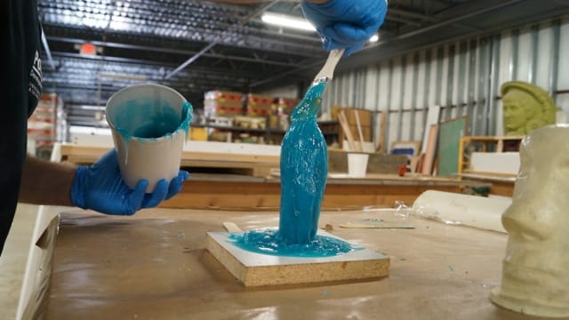 Apply Third Layer of Silicone Brush on Third and Final Layer of Silicone