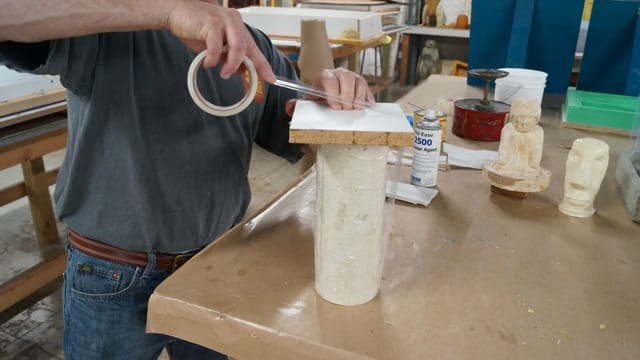 Secure PVC Pipe to Baseboard Secure Form to Baseboard