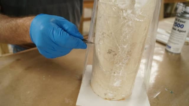 Allow Foam to Cure Then Remove Pipe Allow Foam to Cure Then Remove Pipe