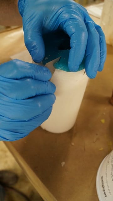 Key the Rubber Mold and Foam Shell Key the Rubber Mold and Foam Shell