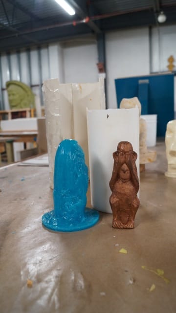 The Finished Mold with Foam Shell The Finished Mold with Foam Shell