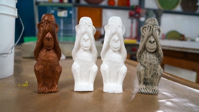 Original Model & Reproductions Glove Mold - EasyFlo Plastic - Front View