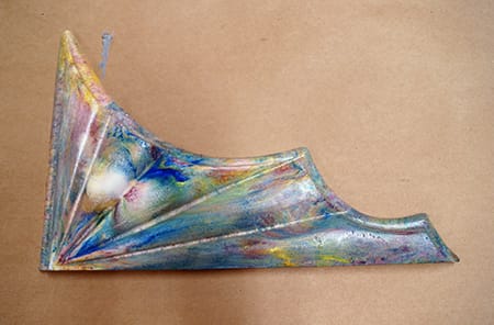 Marbled Resin with Thickened PolyColors Marbled Resin with Thickened PolyColors