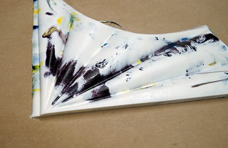 Drizzled PolyColor Casting Drizzled PolyColor Casting Closeup