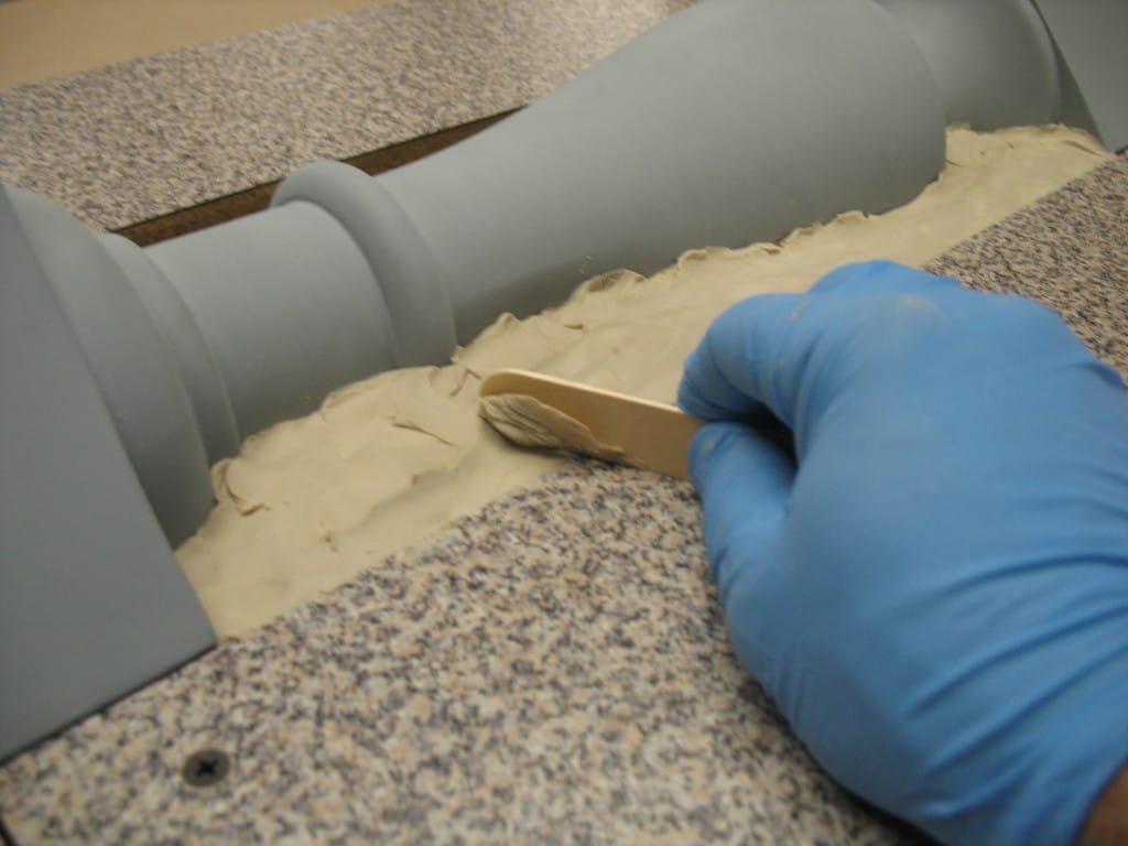 Smooth Clay with Tongue Depressor smooth clay with tongue depressor