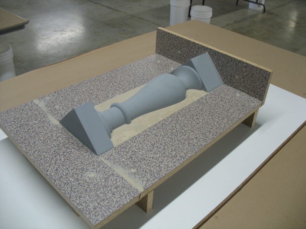 Baluster Embedded in Clay