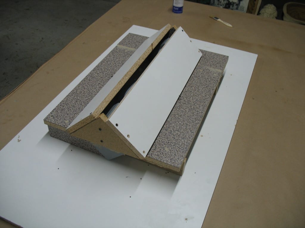 Secure Top Sections of Mold Box