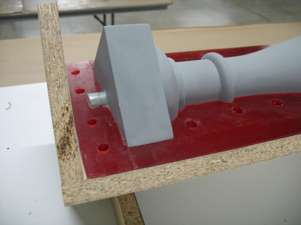 Insert Metal Pipe for Structural Support