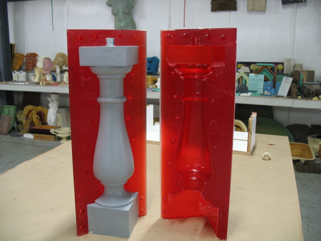 The Finished Poly 75-65 Mold two-part polyurethane mold