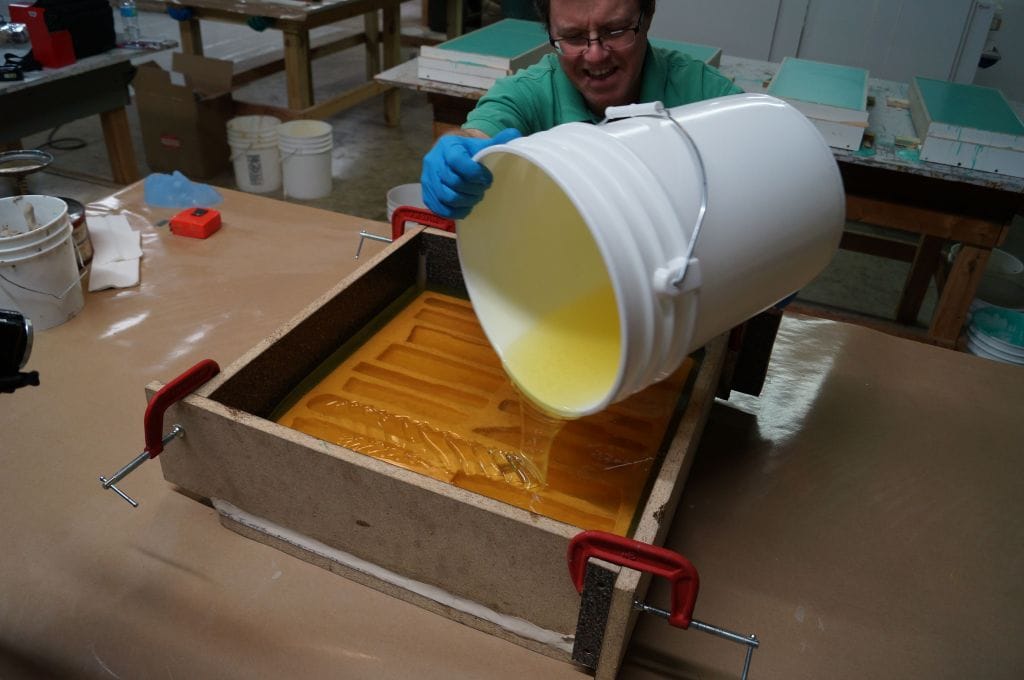 Pour Rubber into Rubber