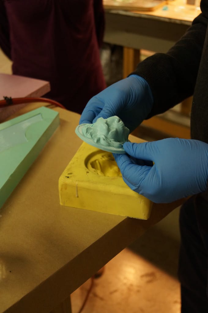 EasyFlo 60 Casting with a Silicone Mold Polyurethane plastic in a silicone mold