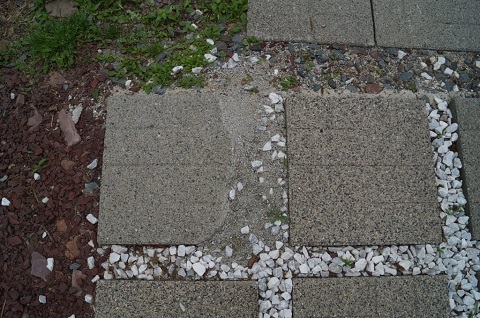 Crumbling Concrete Pavers