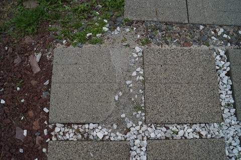 Crumbling Concrete Pavers Crumbling Concrete Pavers