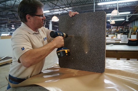 Vent Bottom Board Drill Holes in Bottom Board