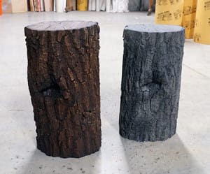 Concrete Log Stools Concrete Log Stools