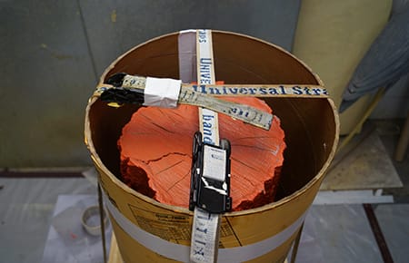 Secured Mold Straps Secure Mold Straps and Tape