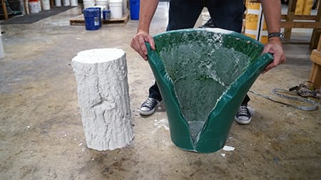 Concrete Casting from the FormRub 35 Mold Concrete Casting - Mold Making Rubber